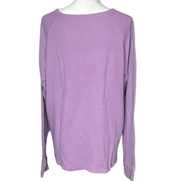 Columbia Wm’s Sz XXL Purple Long Sleeve Thermal Crew Neck Shirt - Picture 3 of 5